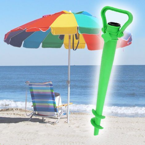 SUPPORTO PER OMBRELLONE A TRIVELLA h. 38 cm COLORI MISTI --FER 245418 (1/4)