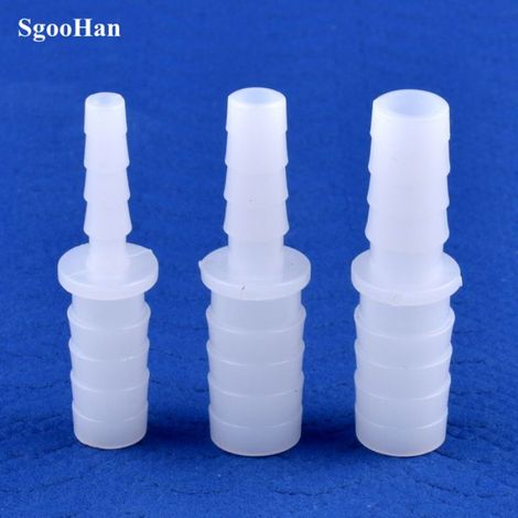 PE pagode réduisant les connecteurs directs réservoir d'aquarium adaptateur de pompe à Air Micro tuyau d'irrigation-10x6mm-5 Pieces (1/4)