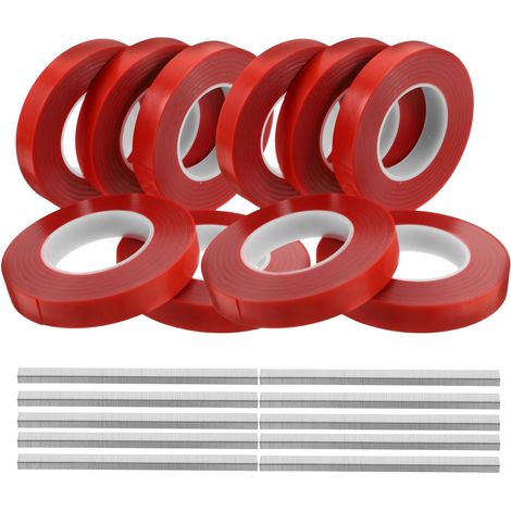 Rollen Robuster Pflanzenbinder Rote PVC Bänder und