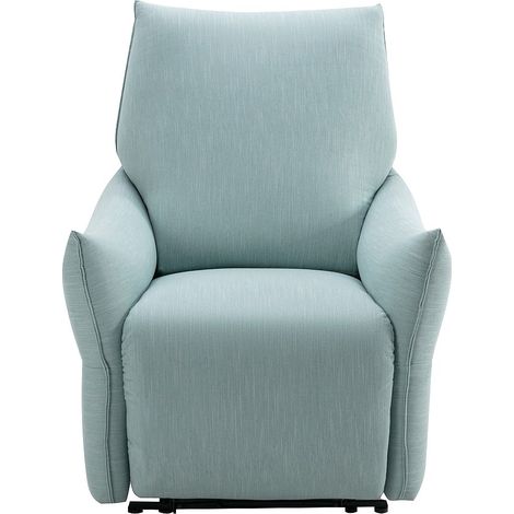 Poltrona relax elettrica in Tessuto Azzurro - MODOC (1/4)