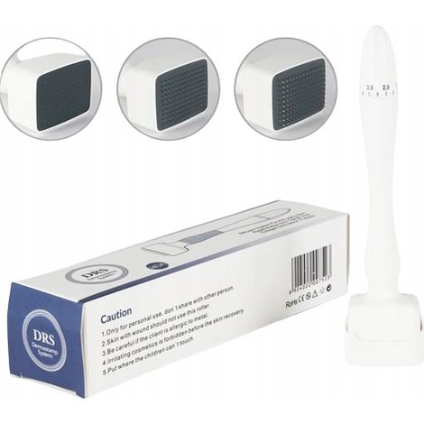 Dispositivo de mesoterapia con microagujas Derma Stamp con ajuste de longitud de 3 mm