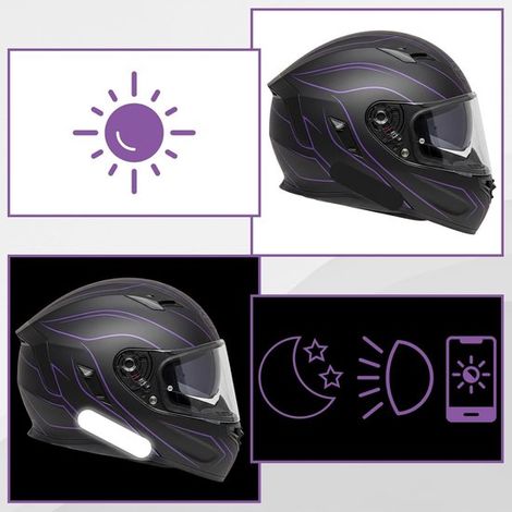 55 autocollants réfléchissants pour vélos (1/2)