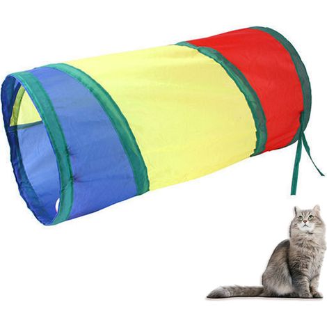 1 sac Pet Runway-B02109 arc-en-ciel petit format à double sens - OPP (1/5)