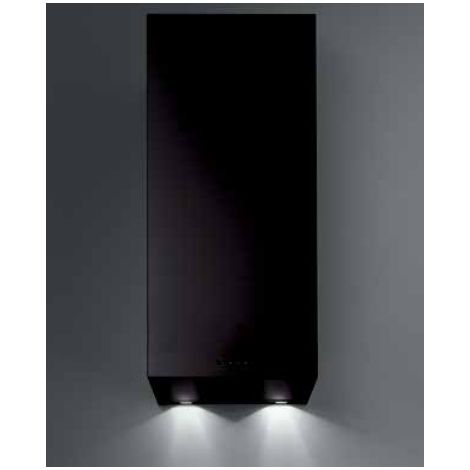 Falmec Mira. Potenza massima di estrazione: 800 m³/h, Tipo di estrazione: Aspirante, Emissione acustica: 48 dB. Tipo: Cappa aspirante a parete, Colore del prodott... - MIRABLACK - CMWN40.E1P2ZZZN491F (1/2)
