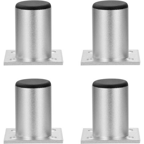 royaluxe-Pied de Meuble Reglable Pieds D'armoire Alliage d'aluminium pour Canapé éTagèRes Charge 1 pièce jusqu'à 50 kg 100mm 4 Pièces (1/5)