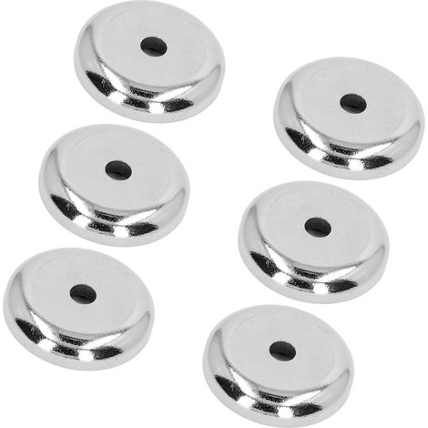 10 Stück Scheibenmagnete mit Senkbohrung, runder NdFeB-Edelstahlmagnet A42, 35 kg (1/5)