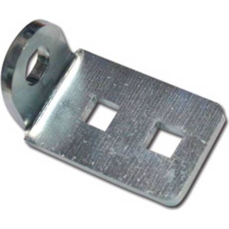20 x PORTALUCCHETTO ORIZZONT ACC ZINC 40X5X 60 MM