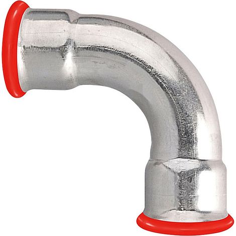 Coude à sertir FF 90° SERTIsteel Carbone- Empreinte M Ø18mm