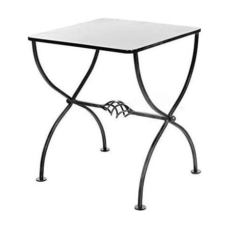 TAVOLO PIGNA CER4 H. 50 L.40 P.40 pianale rete metallica