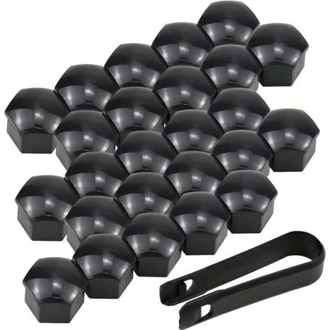 Cache-écrous - 17 mm - Pour Roues Automobiles - Antipoussière et Antirouille - 20 Pièces (1/3)