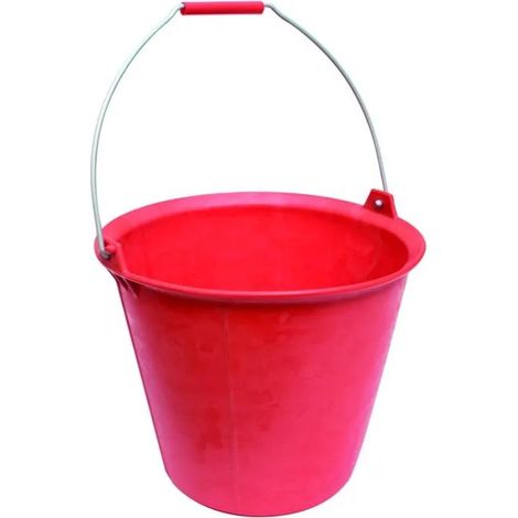 Taliaplast PRO cubo de jardinería rojo 13 litros resistente