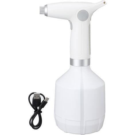 Bouteille de pulvérisation électrique 1L, Rechargeable par USB, multifonctionnelle, avec buse réglable, pulvérisateur de plantes pour jardin intérieur et extérieur (1/5)