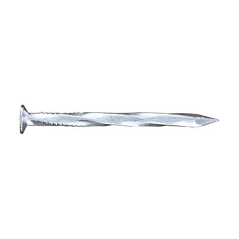 Punta ritorta TP in acciaio zincato 50 x 2,7, 130g (1/2)
