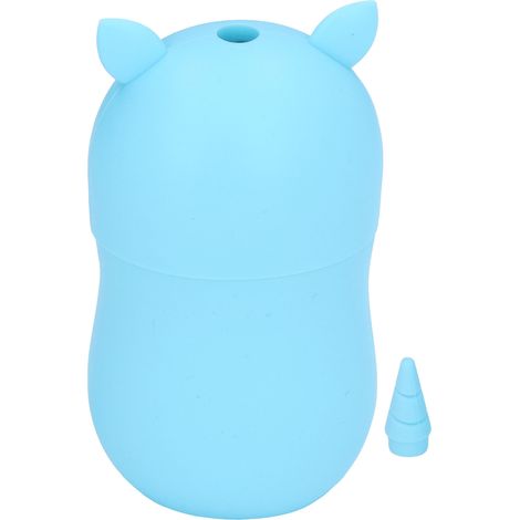 Rouleau de massage glacé en gel de silice pour le visage, réduction des pores, soin de la peau, portable, bleu (1/5)