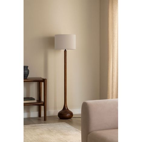 Lampada da terra in legno di mango Adelaide SKLUM (1/5)