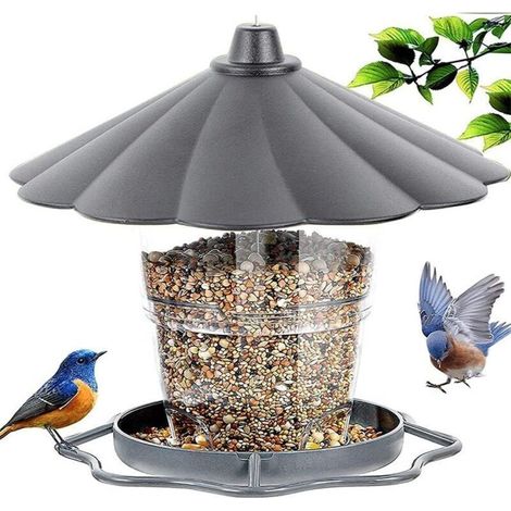 Mangeoire pour Oiseau,extérieur Mangeoire Lanterne Oiseaux, imperméable, Suspendue Convient pour la Cour de la Maison (1/5)