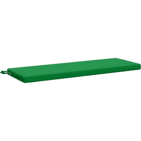 Coussin de banc SOEST 100 % polyester Vert 100 x 40 x 5 cm vidaXL