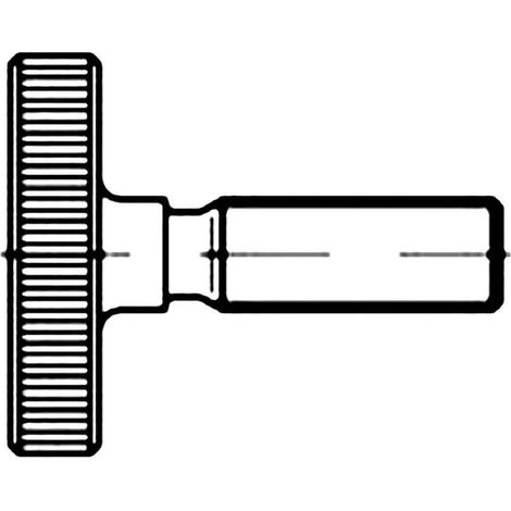 [NEUWERTIG] B-Ware TOOLCRAFT  112077 Rändelschrauben M5 16 mm DIN 653 Stahl Schrauben Montage (1/2)