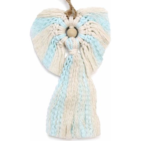 Ange en macramé - Gardien (garçon)- Vendu par 1 (1/3)
