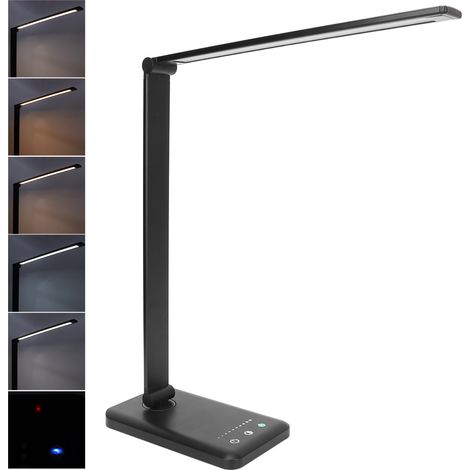 Lampe de Bureau LED avec Câble USB, Lumière Douce pour Soin des Yeux - Bureau, Salon, Maison (1/5)