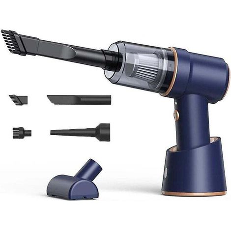 Aspirateur de voiture et de maison 2 en 1 80000pa, chargement sans fil, souffleur à haute pression, souffleur à main D