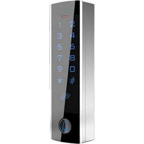 Contrôleur d'accès autonome à écran tactile en métal, carte d'entrée/sortie WG26 étanche et résistante au vandalisme T4 125 MHz, T4 13,56 MHz. (1/5)