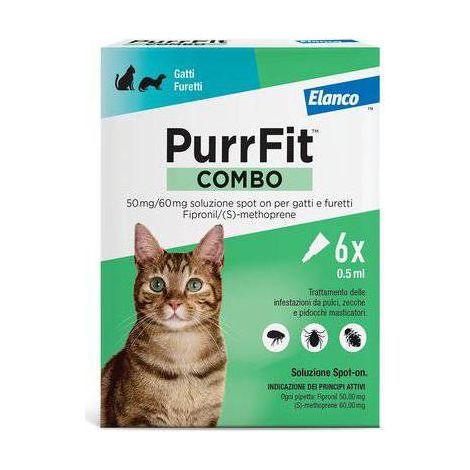 ANTIPARASSITARIO PURRFIT COMBO GATTI ELANCO