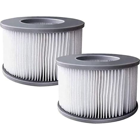 Lot de 2 cartouches filtrantes pour jacuzzi pour piscines gonflables MSpa, pour tous les bains à remous actuels, cartouches gonflables pour piscines thermales FD2089 (1/5)