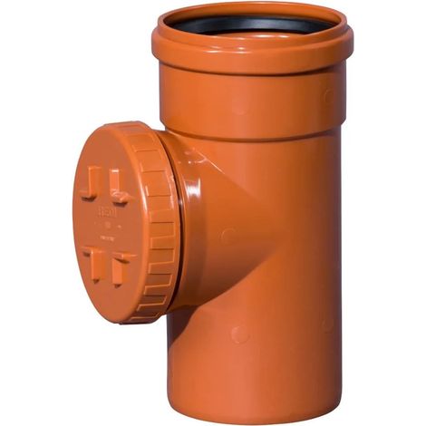 Tubo de Limpieza KG DN 200 con Tapa Redonda (1/3)
