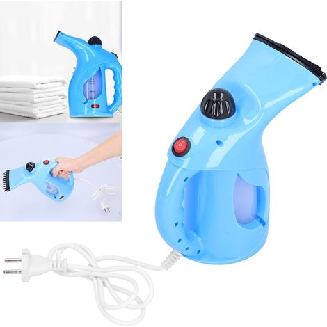 Tragbares blaues elektrisches Bügeleisen, Mini-Dampfbügeleisen für den Heimgebrauch, 220-V-EU-Stecker (1/5)