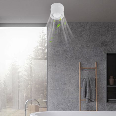 100 mm extracteur d'air silencieux 12W 130m³/h économe en énergie à ventilateur de conduit pour bain,cuisines et caves (4 inch) (1/5)