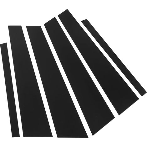 6 Plaques de garniture de pilier B et C, noir brillant, pour vitres de portières BMW Série 5 F10 (2011-2017), accessoires de remplacement, kit de 6 pièces (1/5)