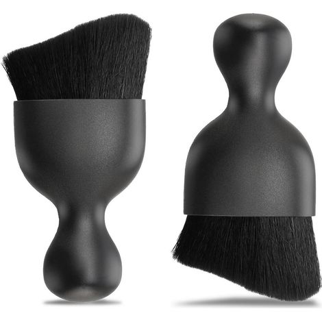 Lot de 2 brosses de nettoyage intérieur voiture ultra-douces, anti-rayures (1/5)