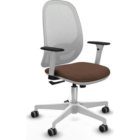 Sedia da Ufficio Cilanco Piqueras y Crespo B1B026G Bianco Marrone scuro (1/5)