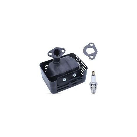 Ensemble d'échappement silencieux avec tuyau d'échappement pour moteur Honda GX160 GX200 5,5 CV 6,5 CV pièces de rechange pour outils électriques de jardin 18300-ZE1-900 (1/4)