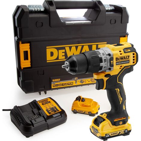 DeWalt DCD706D2 12V XR Sub-compact Brushless Impact Drill Driver 2X 2.0AH Batter (1/5)