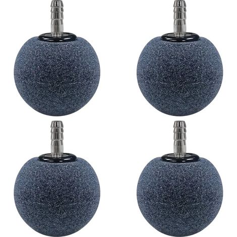 Pierre à Air d'aquarium, 2/4Pcs Pierre Bulles Aquarium Résistant à la Corrosion, Pompe Bulles Aquarium Hydroponique pour Tuyau d'air de 4 mm de Diamètre Intérieur (1/5)