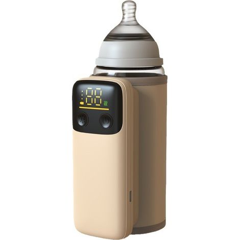 Chauffe-biberon pour lait maternel ou infantile - Chauffage rapide, anti-fuite, 18 W, veilleuse, affichage de la température, utilisable pendant la charge (1/5)