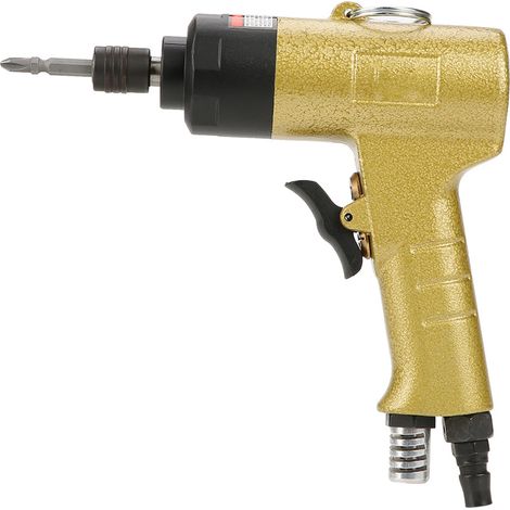Tournevis pneumatique 1/4" réversible 5000 tr/min, outil industriel à vis sans fil pour vissage professionnel, clé à chocs à air comprimé, lot de 1 pièce. (1/5)