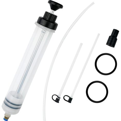 500cc Seringue a Huile, Seringues D'Aspiration D'Huile, Huile Aspiration Seringue, Extracteur Liquide Polyvalent, pour Liquide Frein, Huiles Transmiss (1/5)