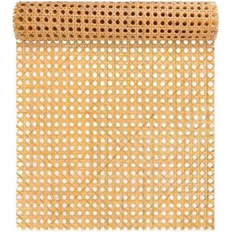 Cinghia in rattan naturale larga 40 cm, lunga 1 metro (3,3 piedi) in rotoli, ideale per mobili, sedie, armadi e soffitti. (1/4)