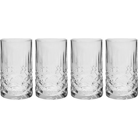 Lot de 4 Verres à Cocktail Haut "Gaspard" 36cl Transparent (1/3)