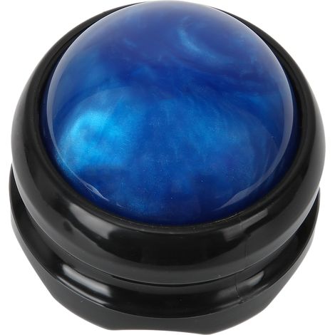 Balle de massage à rouleau bleue pour soulager le stress et détendre les muscles. Huiles essentielles pour le cou, les jambes et les mains. (1/5)