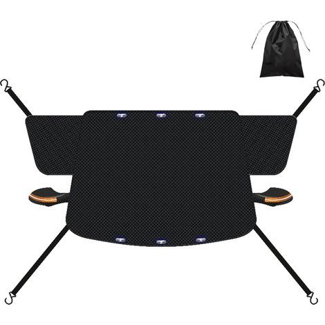 Housse de pare-brise anti-neige, housse de pare-brise pliable et antigel, housse de pare-brise de protection solaire, housse d'hiver pour voiture (1/5)