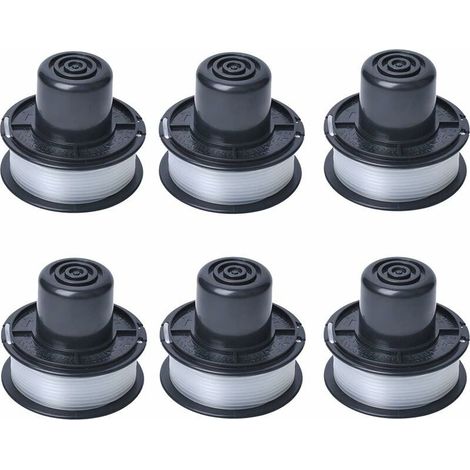 A6226 bobine compatible tondeuses Black+Decker – GL250, GL310, GL360, GL360SB, cordon de 6 m, pack de 6 (1/5)