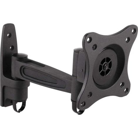 Support Mural Compact pour TV – Inclinable et pivotant pour téléviseurs LCD/LED 13-27" et Combinaisons TV/DVD, Compatible VESA