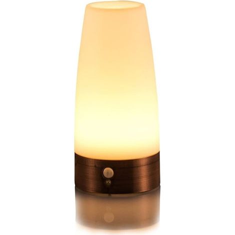 1 détecteur de mouvement sans fil, lampe de nuit LED, 60 lm, capteur 1,8 m, 20 s auto-extinction, piles AAA, pour chambre d'enfant (1/5)