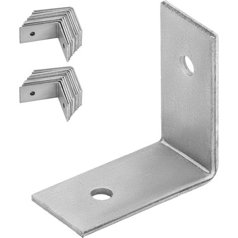 KOTARBAU® Zimmermannswinkelverbinder, Edelstahl, verzinkt, 30 x 30 x 15 mm, 25-teilig