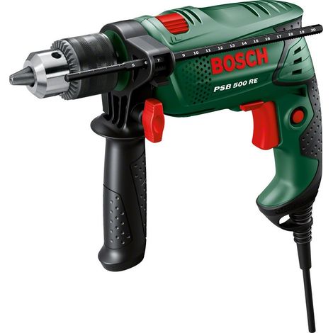 Trade Shop - Taladro Atornillador De Impacto Bosch Psb Easy 500 Vatios Con Maletín - (1/5)