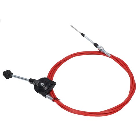 Câble d'accélérateur manuel de 4.5m, Tube en PU, connecteur en acier inoxydable, assemblage de contrôleur pour pelle (1/5)